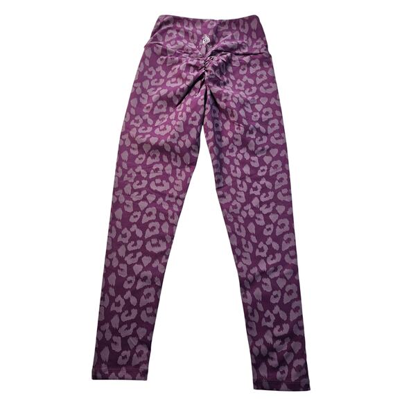 Ryderwear size XS (?) INSTINCT Scrunch Bum Leggings form fitting purple EUC - Picture 3 of 10